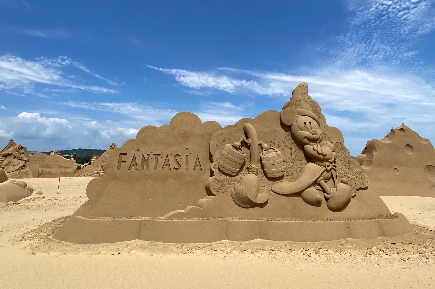 Disney Sand Sculptures at Taiwan's Fulong Beach