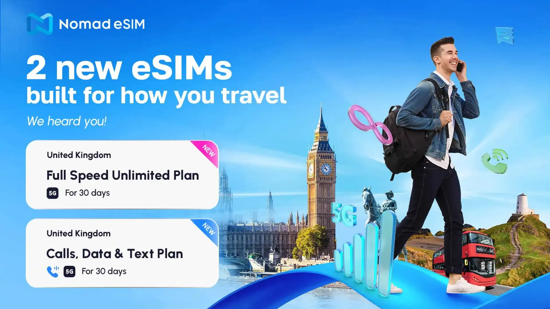 New Nomad eSIM UK Plans