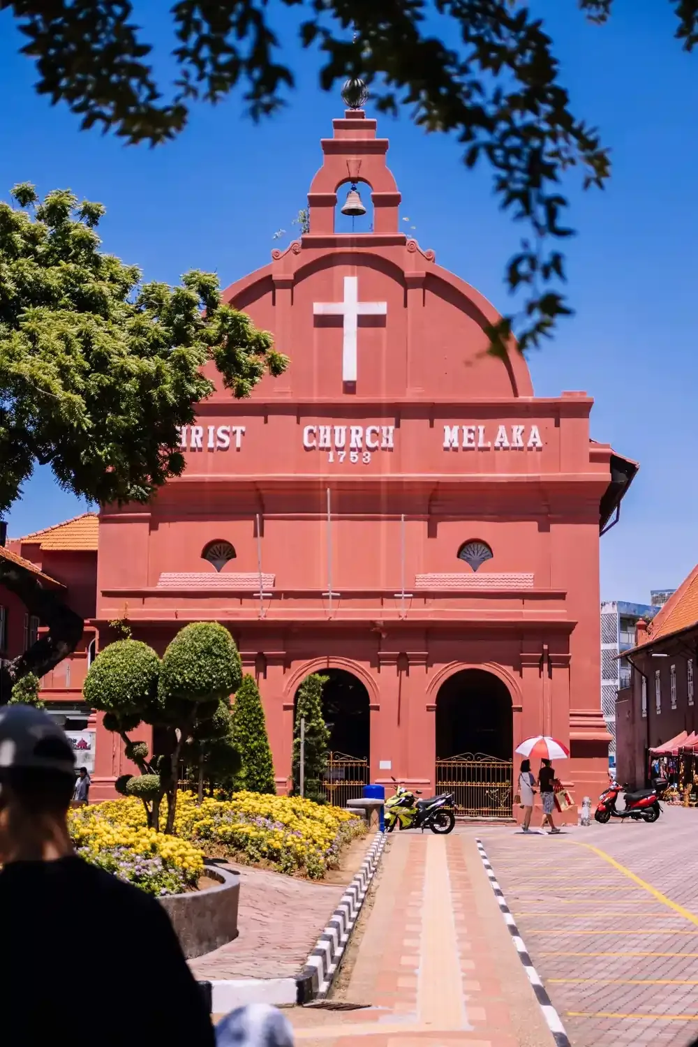 Christ Church in Melaka, a historic Malaysian city popular with travellers.