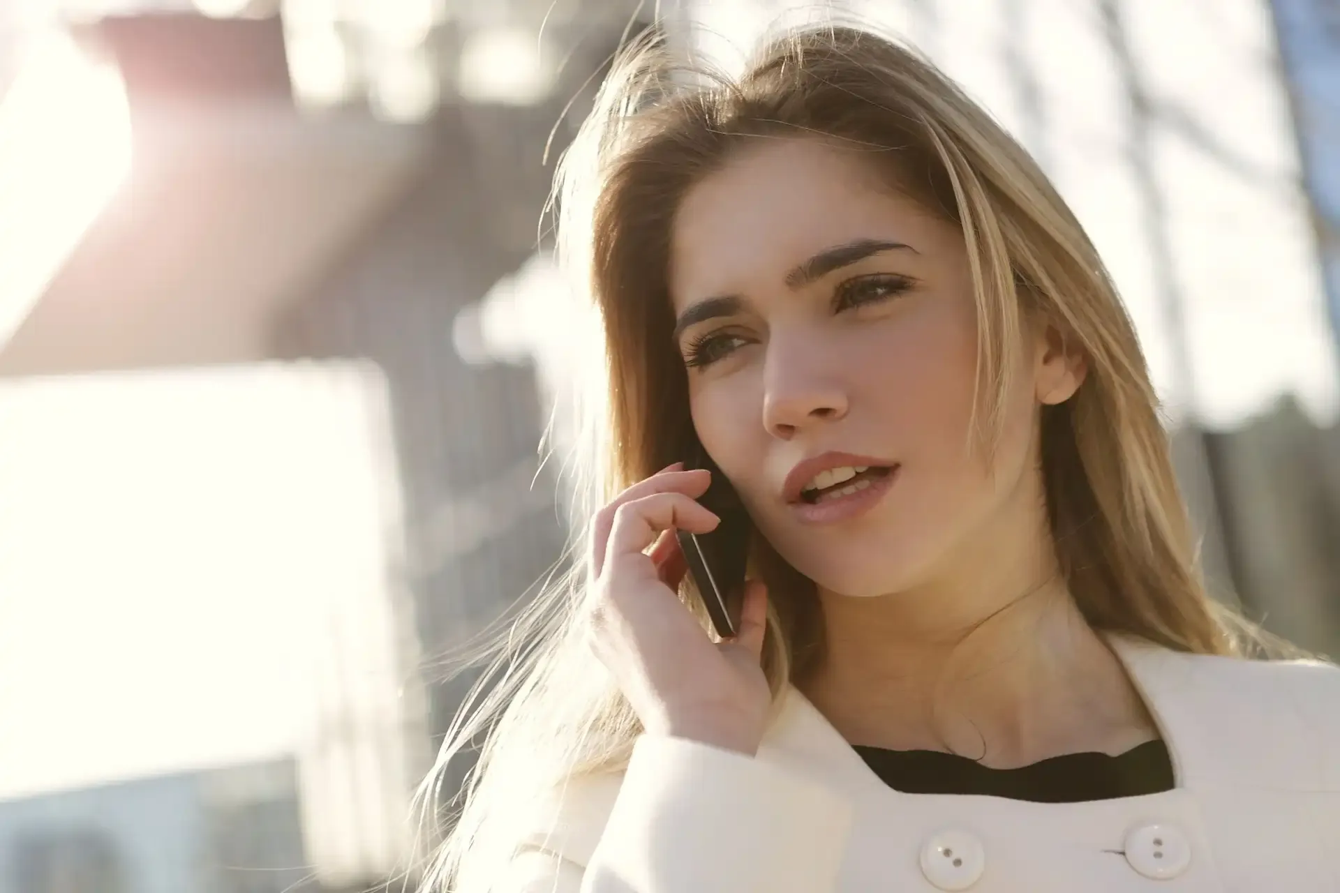 lady on a phone