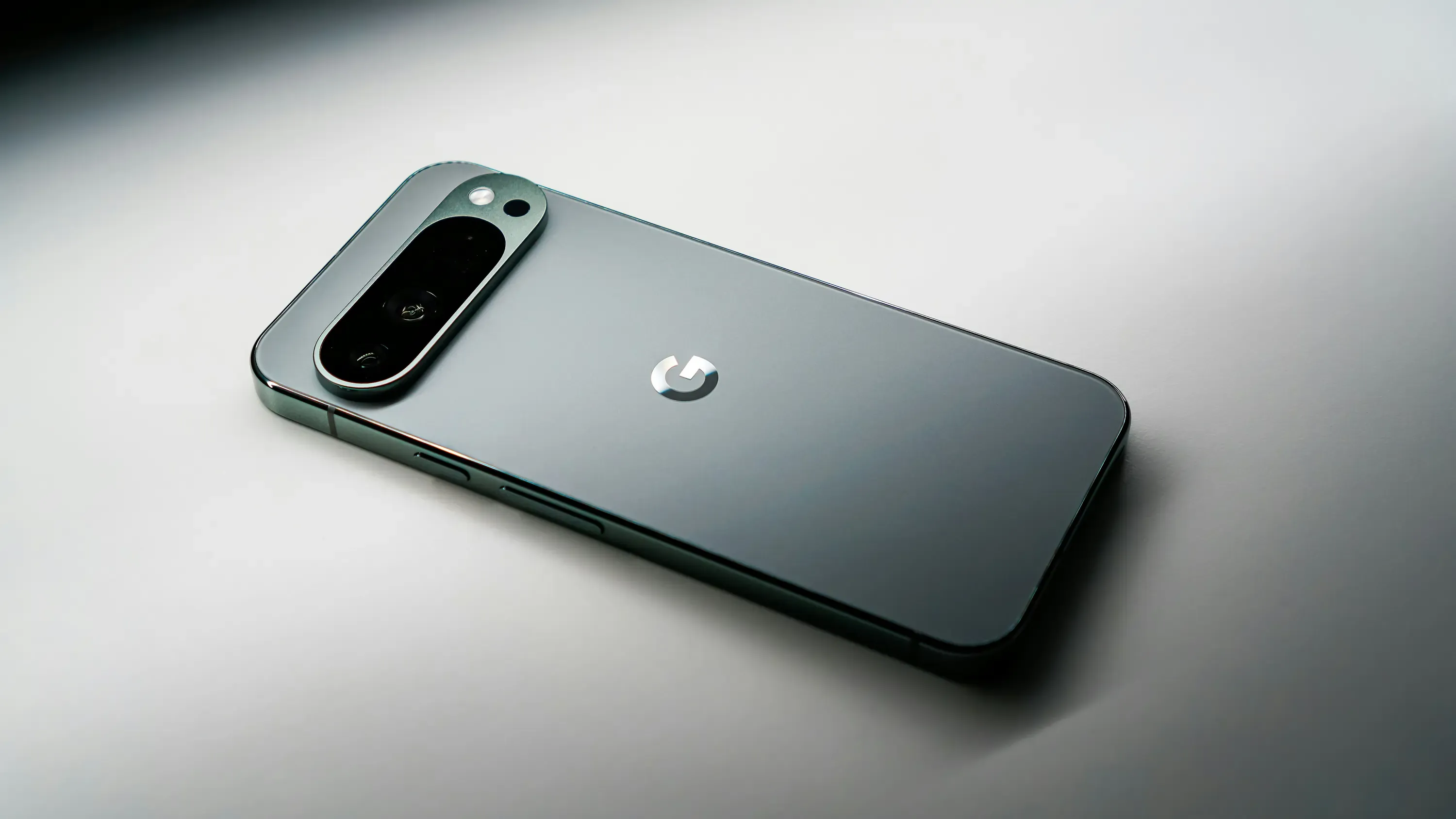 Close up of a Pixel cell phone on a table